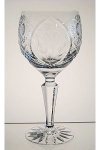 Country Rose water goblet